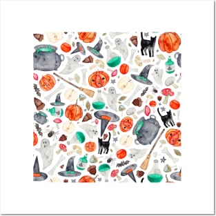 Halloween Pattern Posters and Art